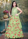 Green Colour JANIYA New Exclusive Festive Wear Poly Rayon Fancy Lehenga Choli Collection JANIYA 05